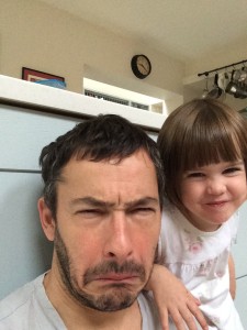 Giles Coren and daughter, Kitty