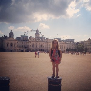 Jemima Bradley daughter on day out